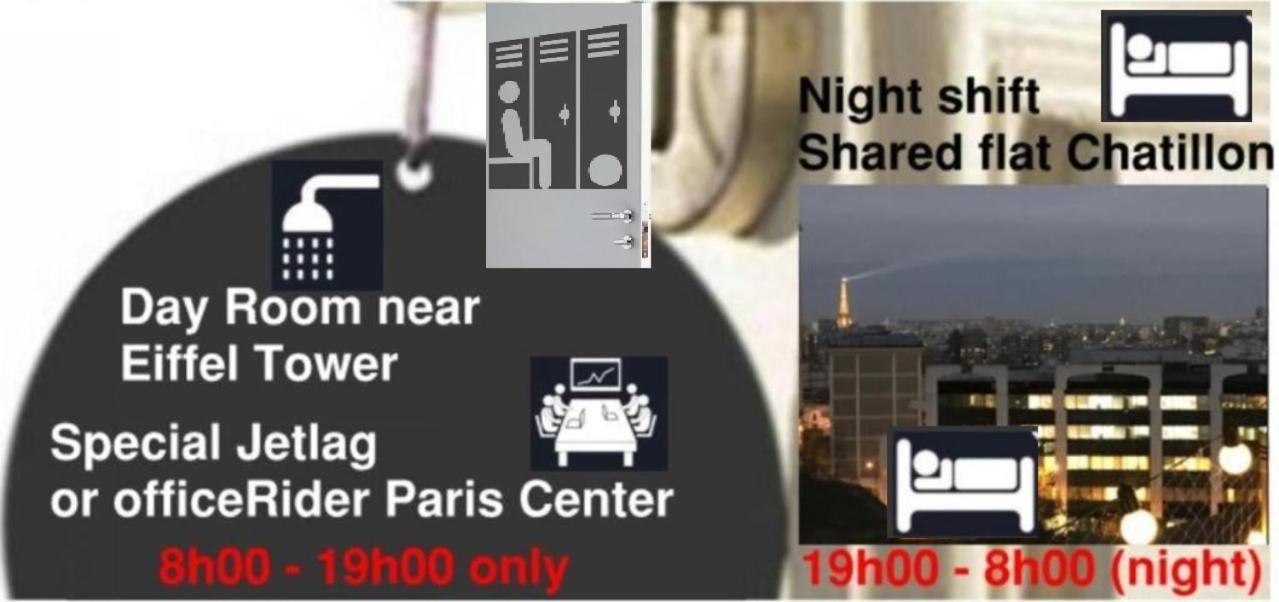 Eiffel Citea Access Dayroom Espace Paris Sans Nuitee Et Chambre Partagee Chatillon Nuitee -- Repos Journee Ou Espace Travail 8-19H Proche Tour Eiffel Ou Usage Bureau A L'Heure En Journee -- Nuitee Chatillon Avenue 파리 외부 사진